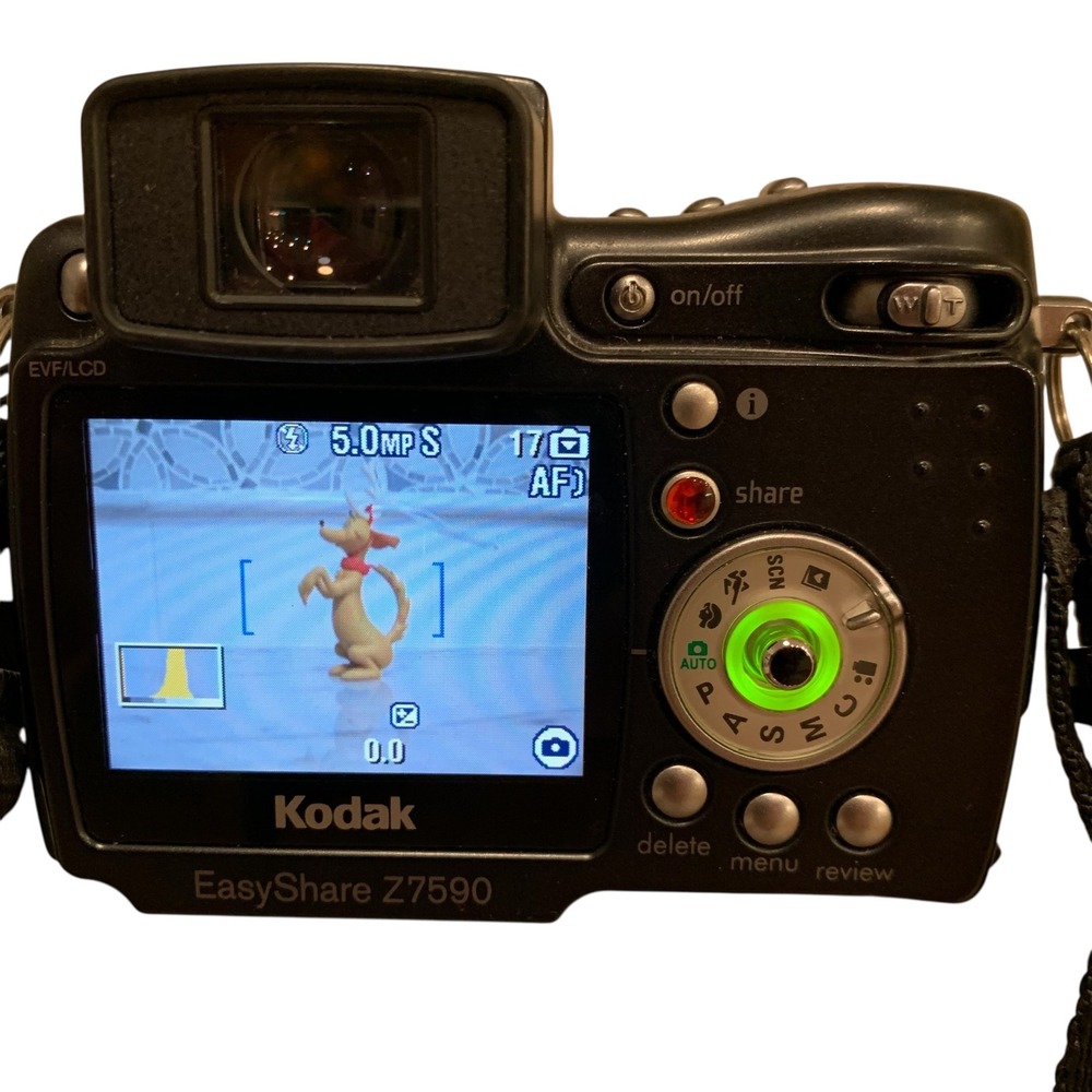 Kodak EasyShare Z7590 5MP 10x Zoom Digital Camera Battery Charger Case Tested - Picture 3 of 13